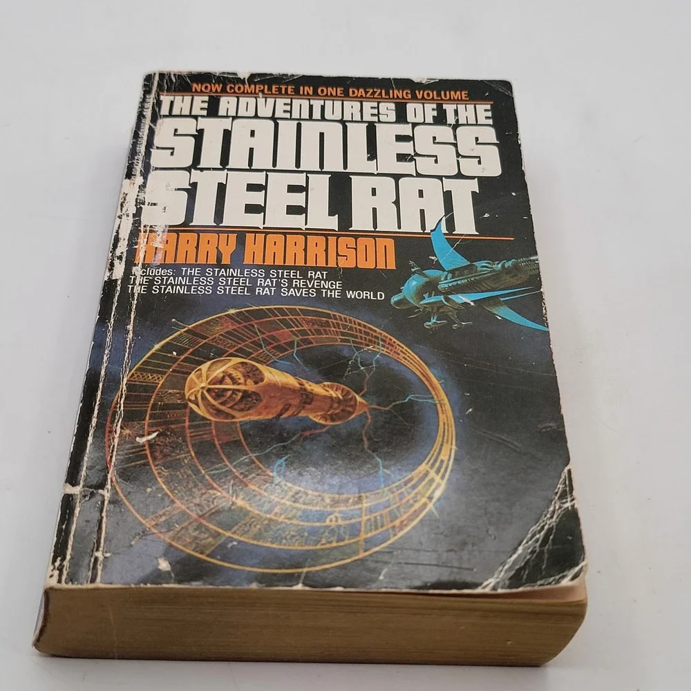 Harry Harrison The Adventures of the Stainless Steel Rat Paperback 1987 Fair